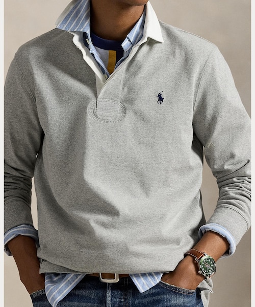 アイコニック ラグビー シャツ｜ポロ ラルフ ローレンの通販｜&mall