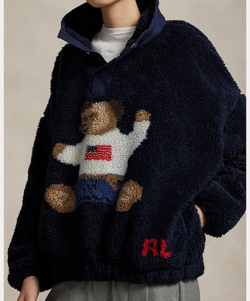 限定品Polo ベア ハイパイル フリース モックネックS Polo ベア ハイパイル フリース モックネック｜ポロ ラルフ ローレンの