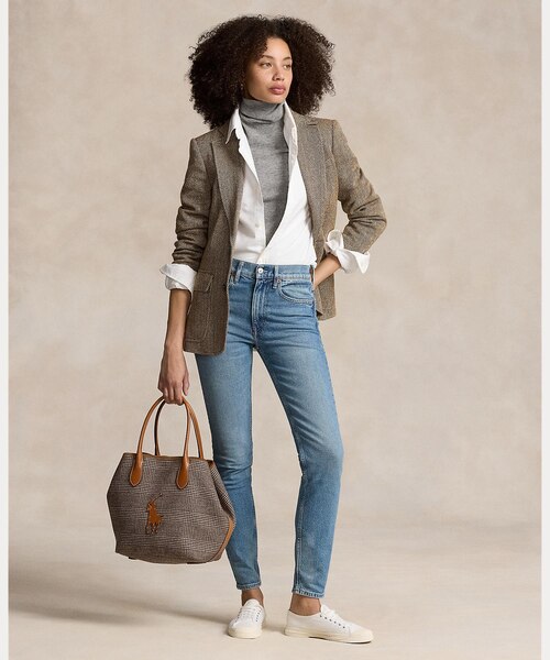 ヘリンボーン リネンブレンド ブレザー｜ポロ ラルフ ローレンの通販