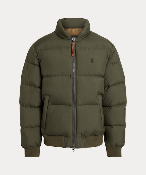 テクスチャード リップストップ ダウン ジャケット｜ポロ ラルフ
