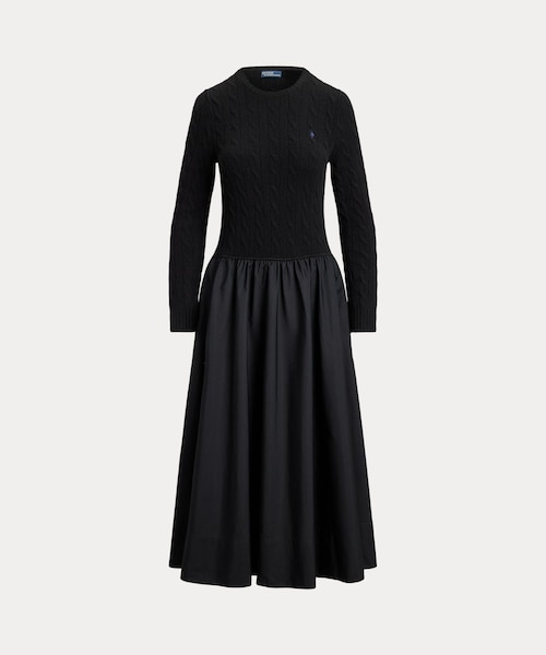 ハイブリッド ケーブル セーター ドレス｜ポロ ラルフ ローレン