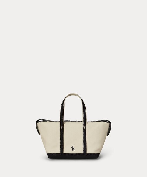 Polo ベア キャンバス ミニ ショッパー トート｜ポロ ラルフ ローレン