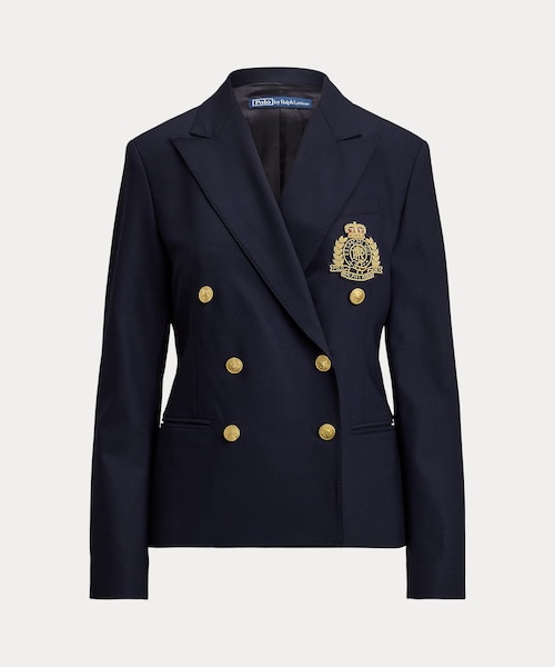 ダブルブレステッド クレスト ブレザー｜ポロ ラルフ ローレンの