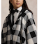 (ガールズ 7才～16才)チェック ウール フーデッド ポンチョ