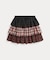 (ガールズ 7才～16才)チェック ティアード ポプリン スカート