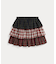 (ガールズ 7才～16才)チェック ティアード ポプリン スカート