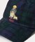 (ボーイズ 2才～7才)チェック Polo ベア コーデュロイ ボール キャップ