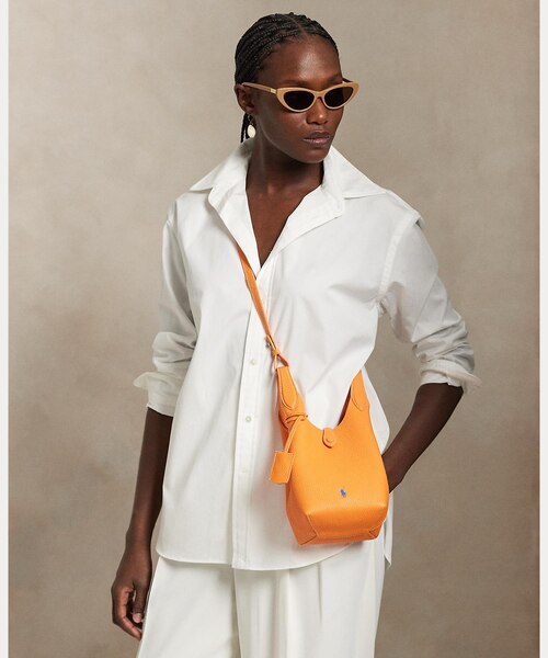 Polo Play レザー スモール トート & クロスボディ｜ポロ ラルフ