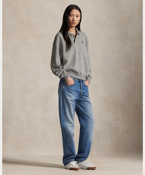 ライトウェイト フリース ロングスリーブ ポロ｜ポロ ラルフ ローレン