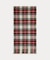チェック フリンジ ウール ツイル スカーフ