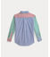 (ボーイズ 2才～7才)ストライプド コットン ポプリン ファン シャツ