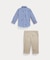 (ベビー)Polo ベア シャツ & フレックス アブレージョン パンツ セット