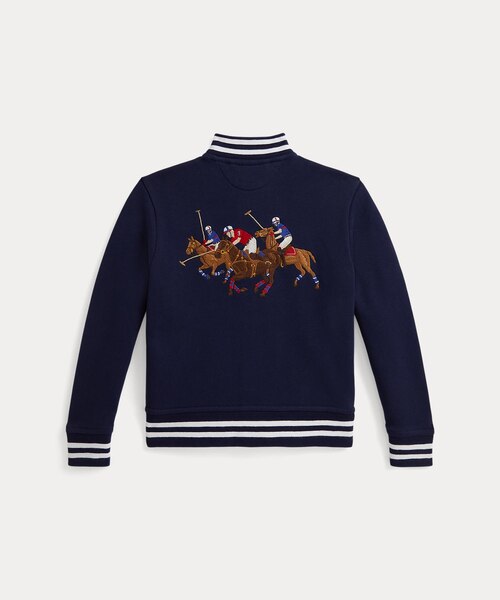 ボーイズ 2才～7才)トリプルポニー フリース ベースボール ジャケット