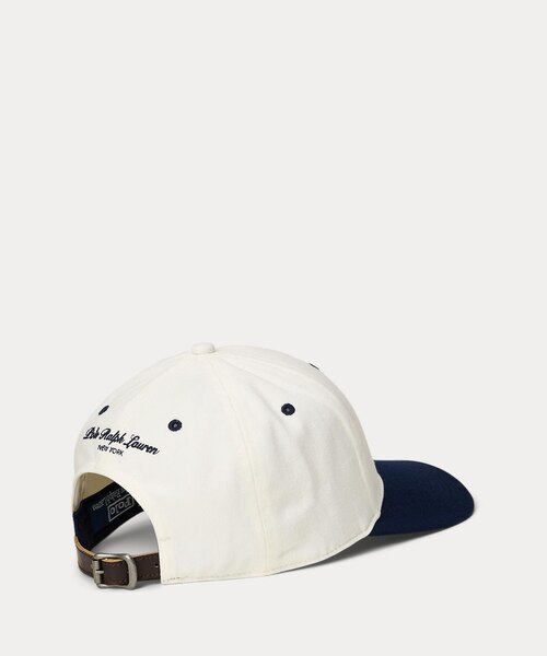 ツートーン クレスト ツイル ボール キャップ｜ポロ ラルフ ローレンの