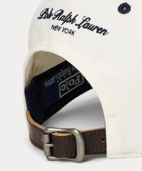 ツートーン クレスト ツイル ボール キャップ｜ポロ ラルフ ローレンの