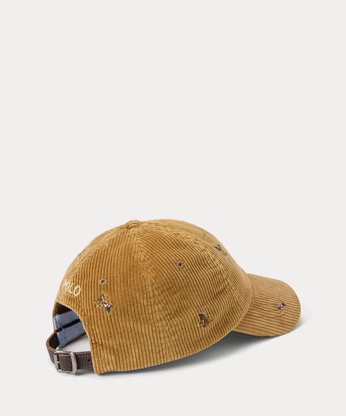 ダックエンブロイダリー コーデュロイ ボール キャップ ダックエンブロイダリー コーデュロイ ボール キャップ｜ポロ ラルフ
