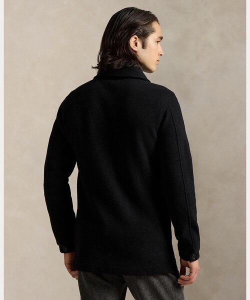 ウールブレンド ユーティリティ シャツ ジャケット｜ポロ ラルフ