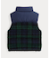 (ボーイズ 2才～7才)チェック ハイブリッド ダウン ベスト