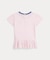 (ベビー)ロゴ コットン ジャージー ペプラム Tシャツ