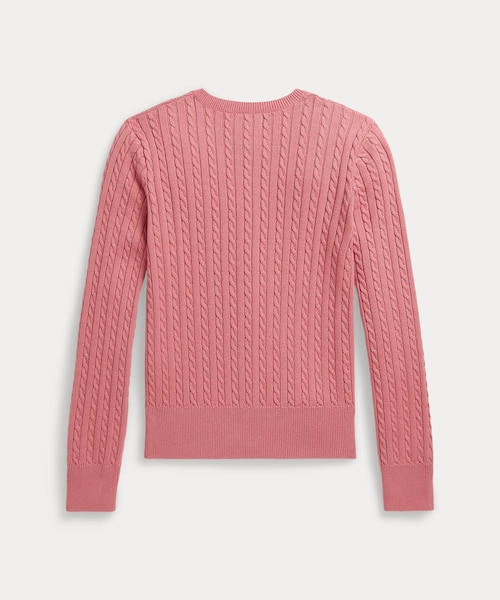 ガールズ 7才～16才)ミニケーブル コットン カーディガン｜ポロ ラルフ