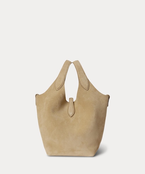 Polo Play スエード スモール トート & クロスボディ Polo Play スエード スモール トート & クロスボディ｜ポロ ラルフ