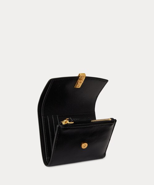 【美品】POLO RALPHLAUREN IDコンパクトウォレット ブラック Polo ID レザー コンパクト ウォレット｜ポロ ラルフ ローレンの通販