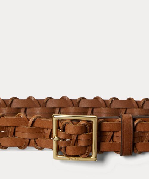 バスケットウィーブ レザー ベルト｜ポロ ラルフ ローレンの通販