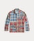 パッチワーク チェック フランネル オーバーシャツ