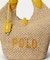 Polo Play ラフィアレザー ロゴ トート