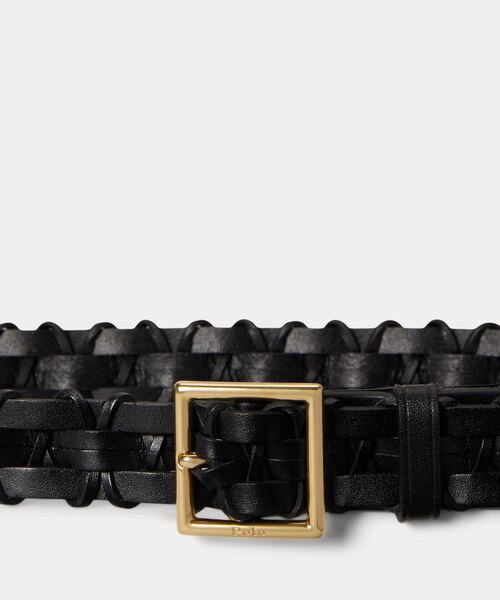 バスケットウィーブ レザー ベルト｜ポロ ラルフ ローレンの通販