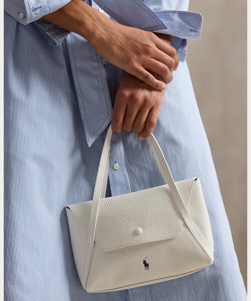 Polo Play レザー ミニ エンベロープ バッグ｜ポロ ラルフ ローレンの 