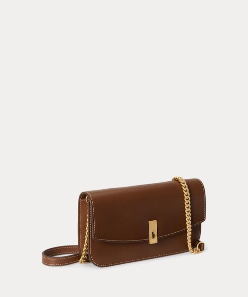 Polo ID レザー チェーン ウォレット & バッグ｜ポロ ラルフ ローレン