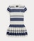 (ガールズ 2才～6才)ストライプド ケーブル コットン セーター & スカート