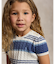 (ガールズ 2才～6才)ストライプド ケーブル コットン セーター & スカート