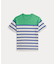 (ボーイズ 8才～20才)ストライプド コットン ジャージー Tシャツ
