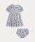 (ベビー)ブルーベリー コットン シャツドレス & ブルマー