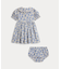 (ベビー)ブルーベリー コットン シャツドレス & ブルマー