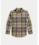 (ボーイズ 2才～7才)チェック コットン マドラス シャツ