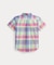 (ボーイズ 2才～7才)チェック コットン オックスフォード シャツ