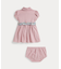(ベビー)ベルテッド オックスフォード メッシュ ポロ ドレス & ブルマー