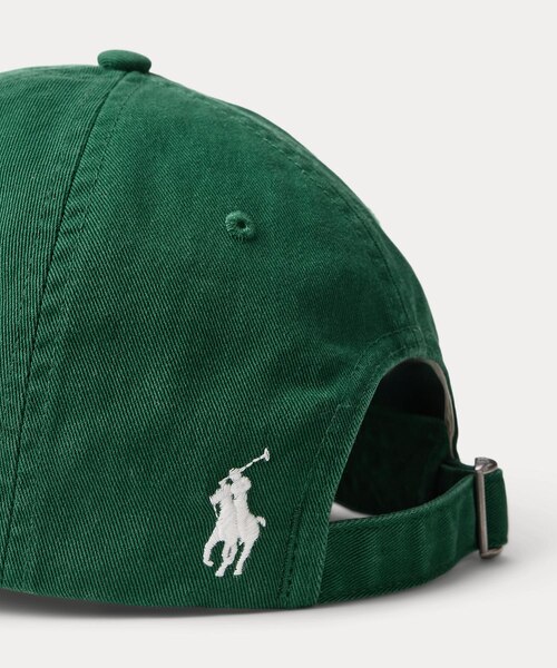 POLO RALPH LAUREN ツートーン クレスト ツイル キャップ クレストエンブロイダリー ツイル ボール キャップ｜ポロ ラルフ