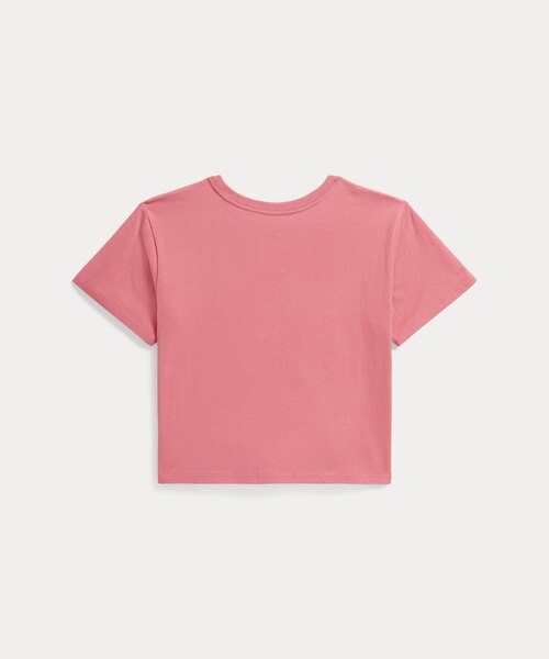 ガールズ 7才～16才)Polo ベア コットン ジャージー ボクシー Tシャツ 
