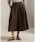 パネルド ヘンプ Aライン スカート