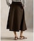 パネルド ヘンプ Aライン スカート