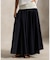 コントラストウエストバンド Aライン スカート