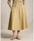 パネルド ヘンプブレンド Aライン スカート