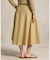 パネルド ヘンプブレンド Aライン スカート