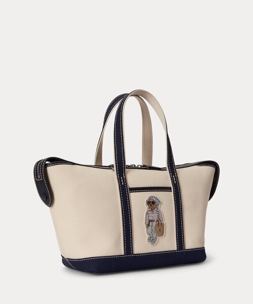Polo ベア キャンバス ミニ ショッパー トート｜ポロ ラルフ ローレン