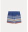 (ボーイズ 2才～7才)ストライプド コットン テリー ショートパンツ