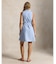 コットン オックスフォード スリーブレス シャツドレス